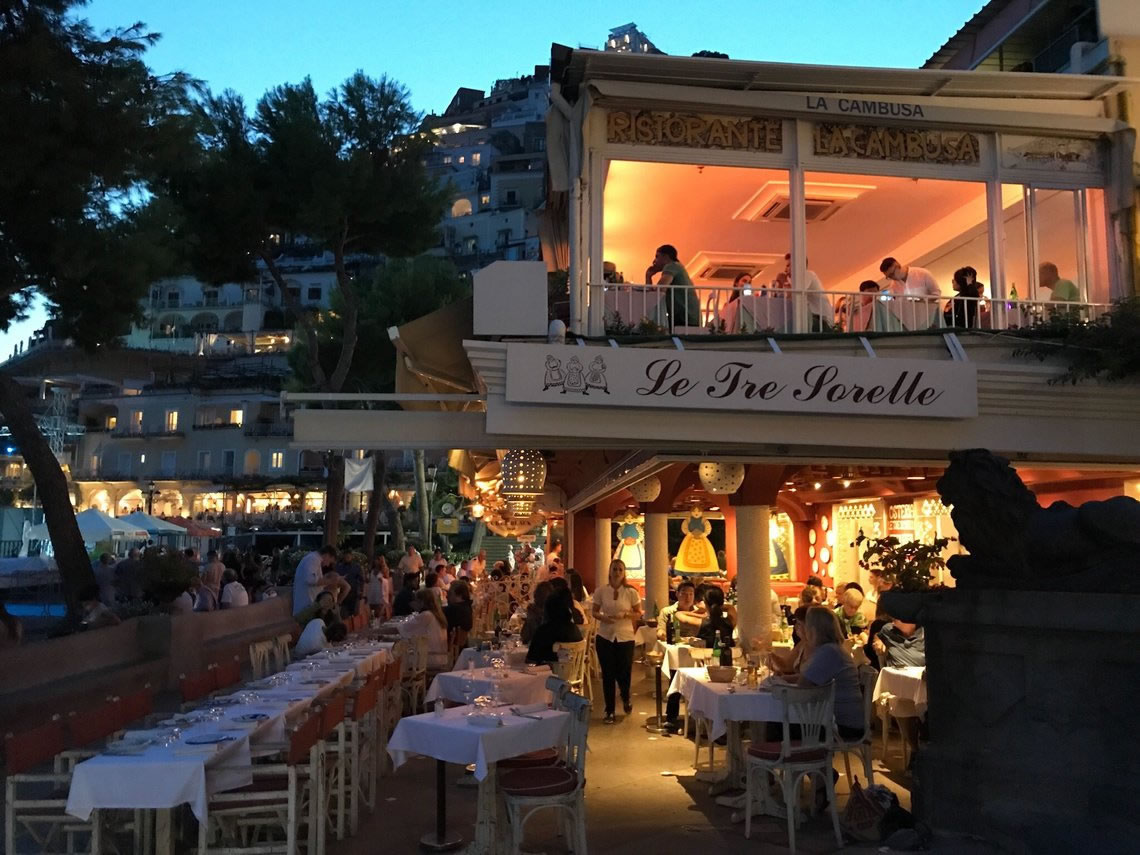 Restaurant in Positano Typical Cuisine